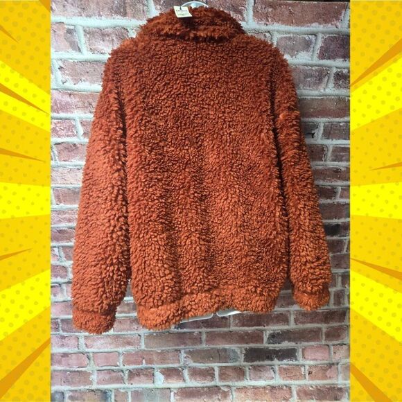Women's EXPRESS Full Zip Sherpa Teddy Jacket XS/Small - Picture 2 of 7